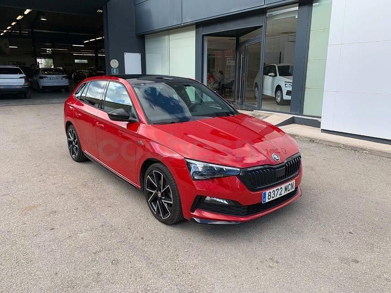 Usado Skoda Scala Monte Carlo 150 CV (110 kW) 2022 Rojo Utilitario
