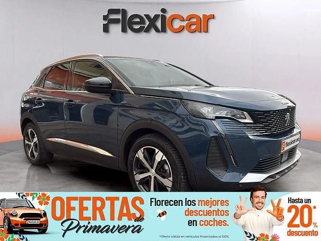 Usado Peugeot 3008 GT 130 CV (95 kW) 2022 Azul SUV