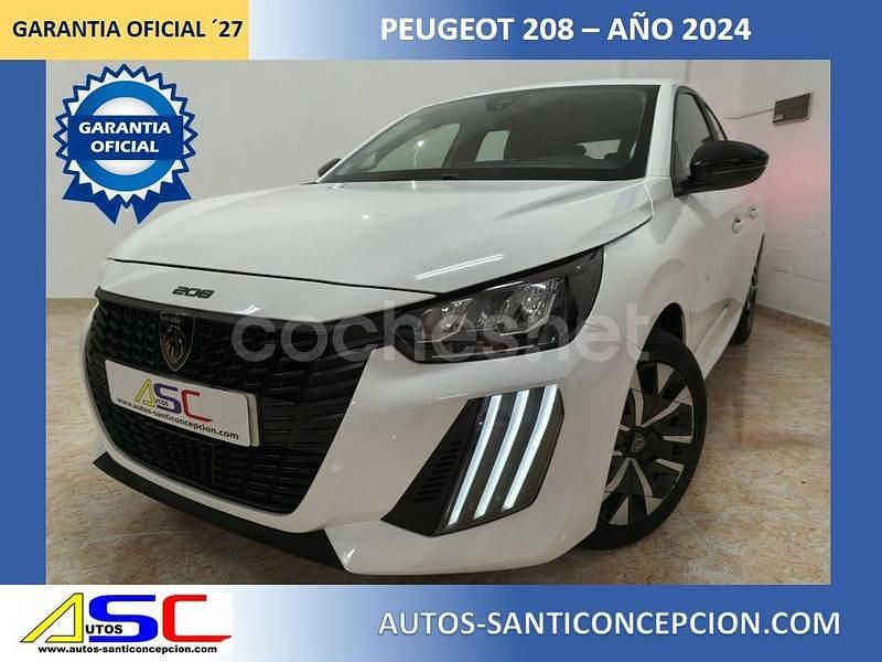 Blanco Usado 2024 Peugeot 208 Active Utilitario | 13.580 € (Precio justo) - Imagen 1/4