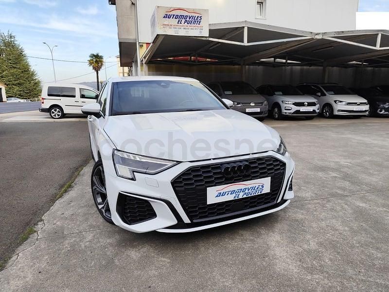 Usado Audi A3 S-Line 150 CV (110 kW) 2020 Blanco Berlina