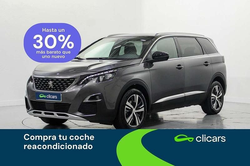 Gris Usado 2020 Peugeot 5008 GT-line Monovolumen | 16.790 € (Super precio) - Imagen 1/4