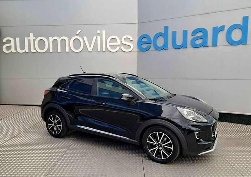 Negro Usado 2022 Ford Puma Titanium SUV | 15.800 € - Imagen 1/4
