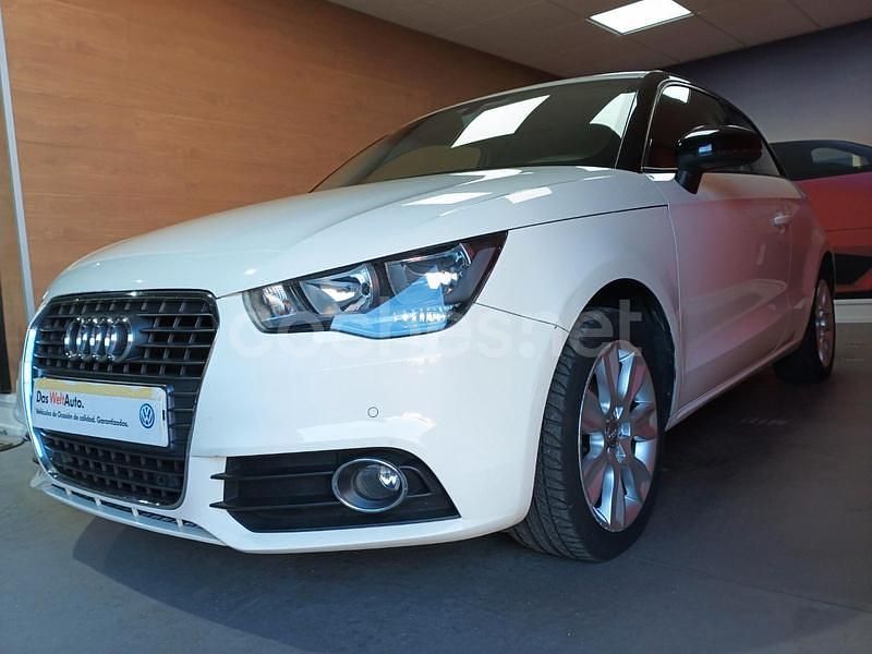 Usado Audi A1 Ambition 90 CV (66 kW) 2012 Blanco Berlina