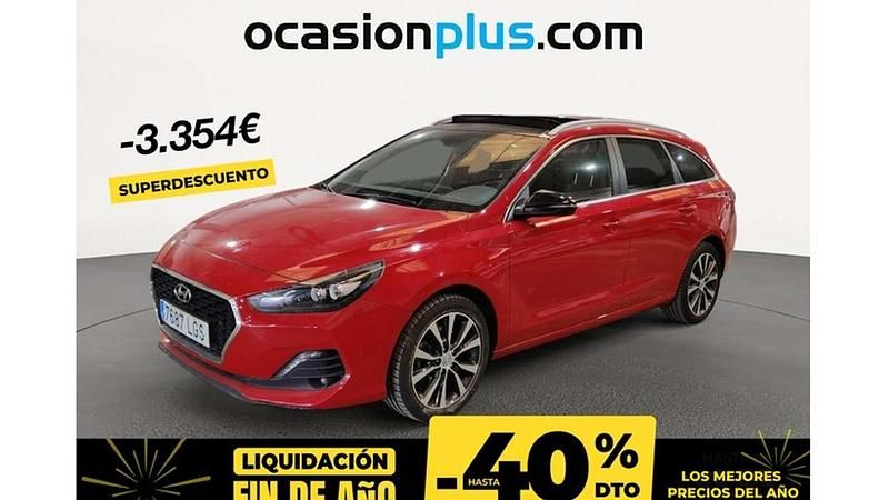 Rojo Usado 2020 Hyundai i30 Familiar | 15.636 € (Precio justo) - Imagen 1/4