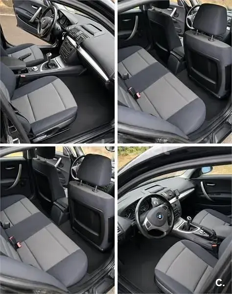 Usado BMW 118 122 CV (89 kW) 2008 Negro Utilitario