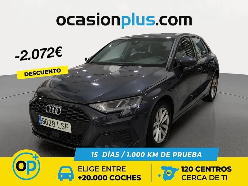 Gris Usado 2021 Audi A3 Berlina | 18.400 € (Super precio) - Imagen 1/4