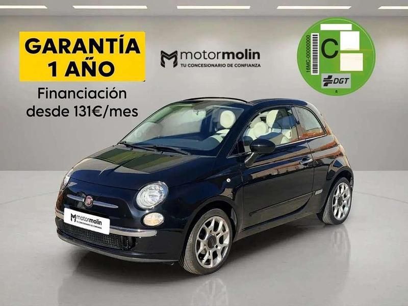 Usado Fiat 500C Pop 69 CV (50 kW) 2015 Negro Descapotable