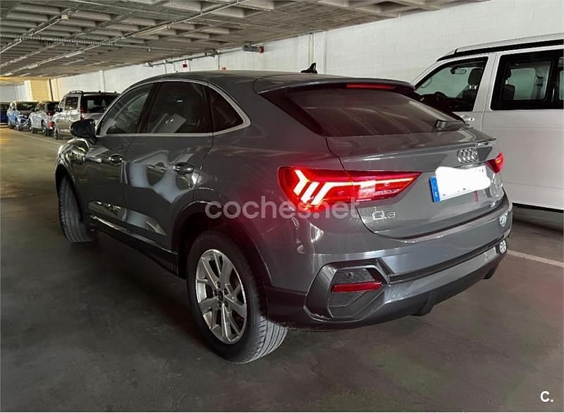Usado Audi Q3 Sportback 150 CV (110 kW) 2023 Gris / plata SUV