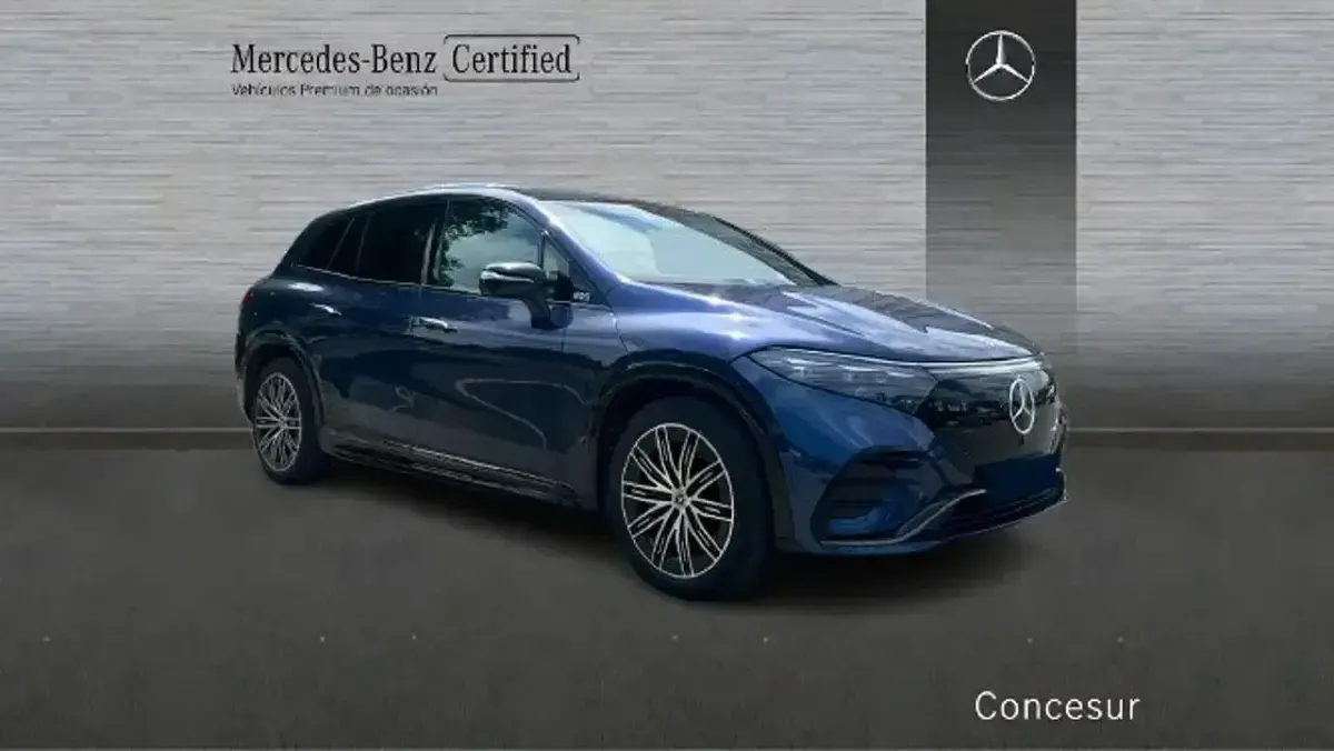 Usado Mercedes EQS500 Edition 330 kW (449 CV) 2025 Azul Berlina