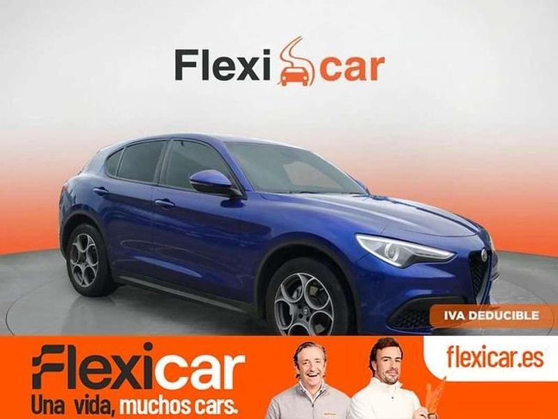 Azul Usado 2022 Alfa Romeo Stelvio Sprint SUV | 27.990 € (Precio justo) - Imagen 1/4