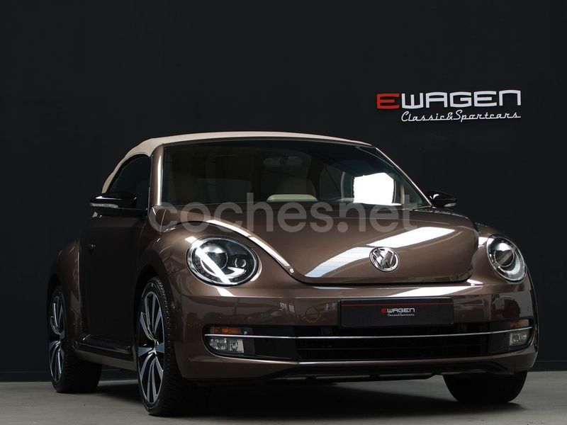 Marrón Usado 2015 VW Beetle Sportline Descapotable | 34.500 € - Imagen 1/4