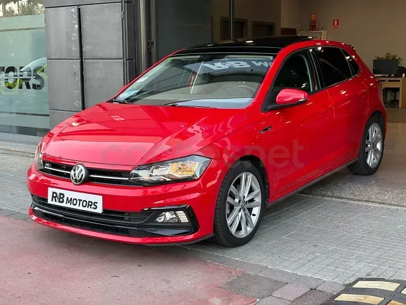 Usado VW Polo R-line 115 CV (84 kW) 2020 Rojo Utilitario