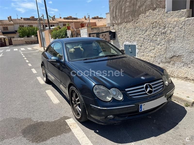 Azul Usado 2005 Mercedes CLK270 Elegance Coupe | 5200 € (Precio justo) - Imagen 1/4