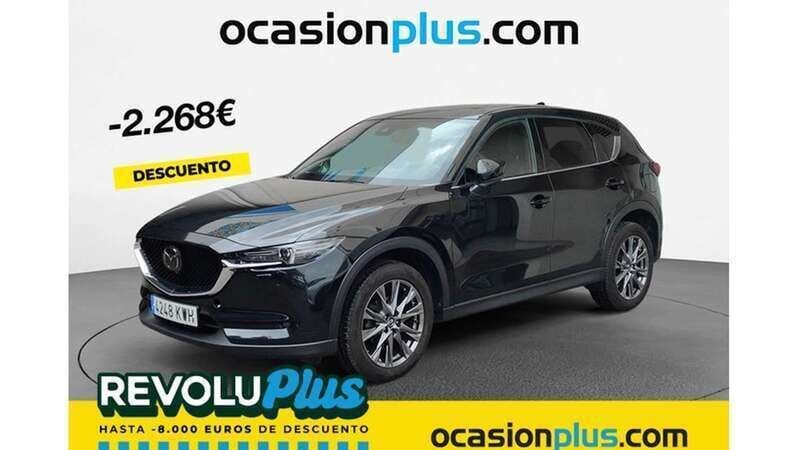 Negro Usado 2019 Mazda CX-5 Signature SUV | 22.682 € (Precio justo) - Imagen 1/4