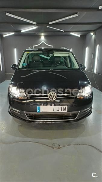 Usado VW Sharan Sportline 150 CV (110 kW) 2016 Negro Monovolumen