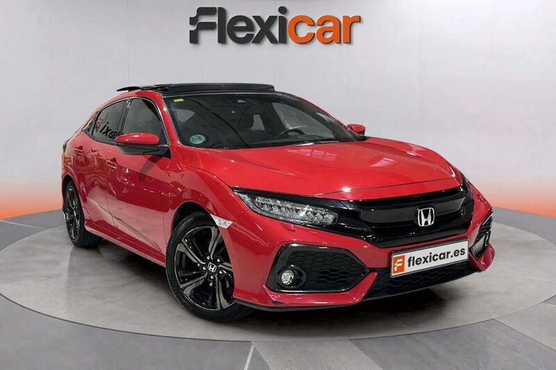Rojo Usado 2018 Honda Civic Executive Berlina | 17.990 € (Precio justo) - Imagen 1/4