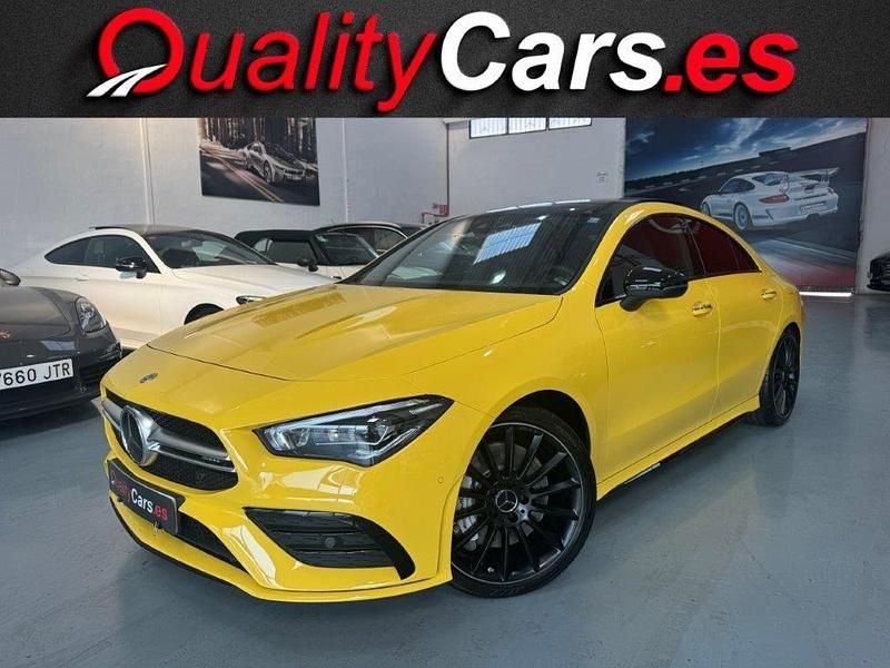Usado Mercedes CLA35 AMG AMG 306 CV (225 kW) 2020 Amarillo Berlina