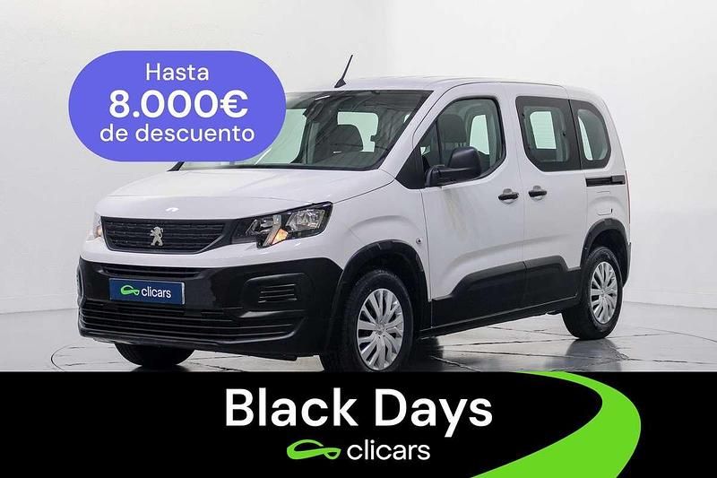 Blanco Usado 2021 Peugeot Rifter Active Monovolumen | 14.090 € (Precio justo) - Imagen 1/4