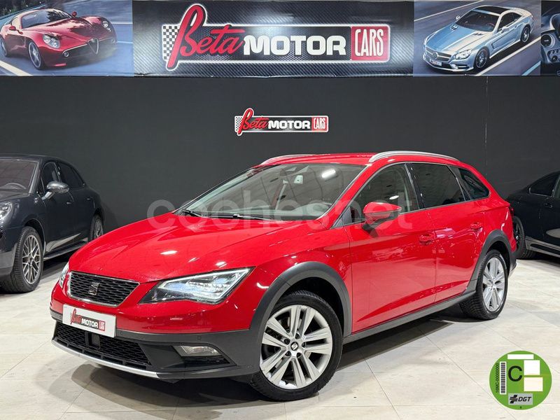 Rojo Usado 2015 Seat Leon FR Familiar | 12.990 € (Precio justo) - Imagen 1/4