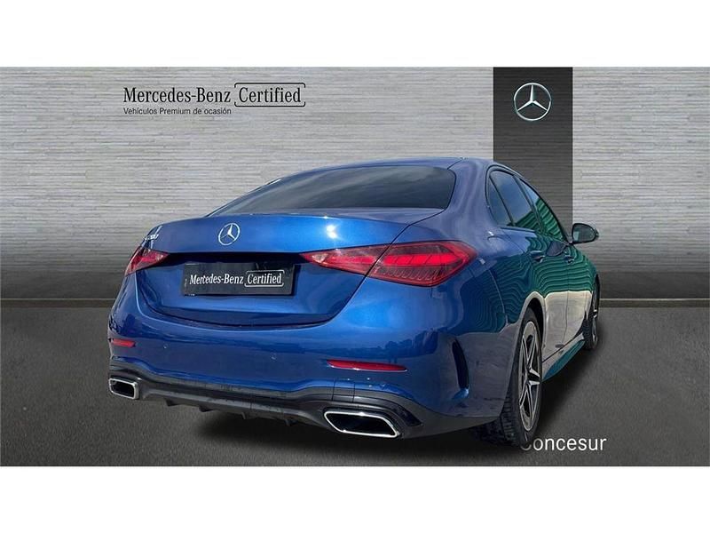 Usado Mercedes C200 204 CV (150 kW) 2021 Azul Berlina