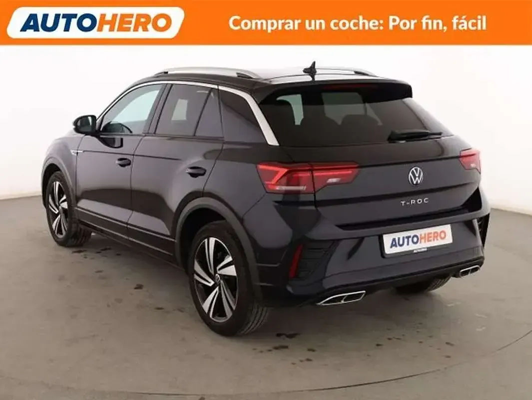 Usado VW T-Roc R-line 150 CV (110 kW) 2022 Negro SUV