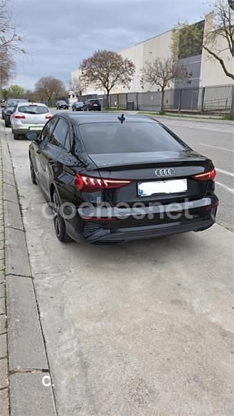 Usado Audi A3 150 CV (110 kW) 2021 Negro Berlina