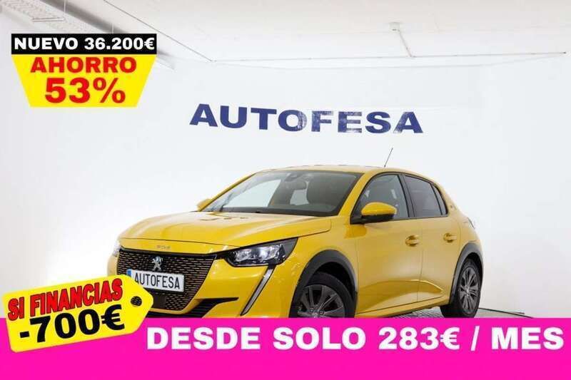 Amarillo Usado 2020 Peugeot e-208 Allure Utilitario | 15.350 € - Imagen 1/4