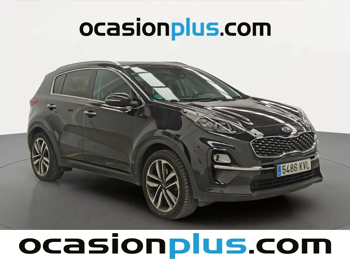 Usado Kia Sportage 116 CV (85 kW) 2019 Negro SUV