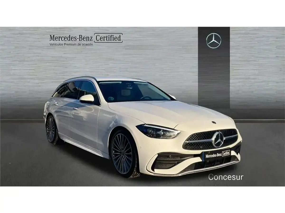 Usado Mercedes C220 199 CV (146 kW) 2022 Blanco Familiar