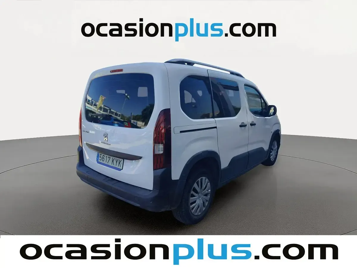 Usado Peugeot Rifter Access 75 CV (55 kW) 2019 Blanco Monovolumen
