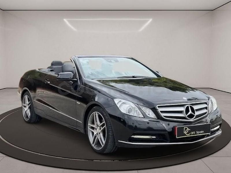 Usado Mercedes E250 Avantgarde 204 CV (150 kW) 2012 Negro Descapotable