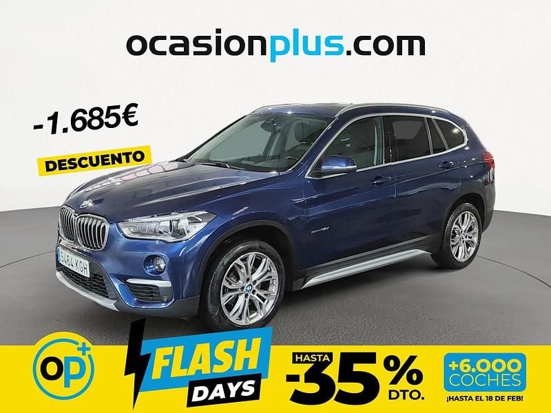 Azul Usado 2017 BMW X1 SUV | 21.065 € (Precio justo) - Imagen 1/4