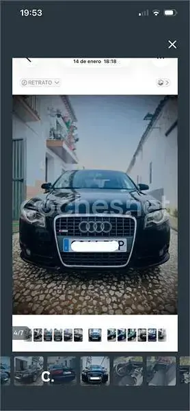 Usado Audi A4 140 CV (102 kW) 2005 Negro Berlina