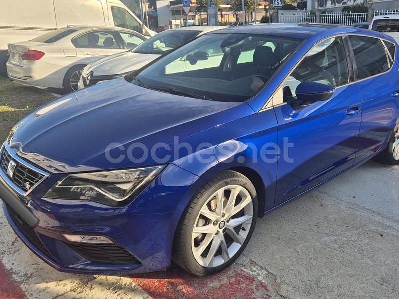 Usado Seat Leon FR 150 CV (110 kW) 2018 Azul Berlina