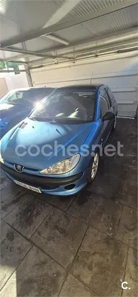 Usado Peugeot 206 GTi 138 CV (101 kW) 2001 Azul Berlina