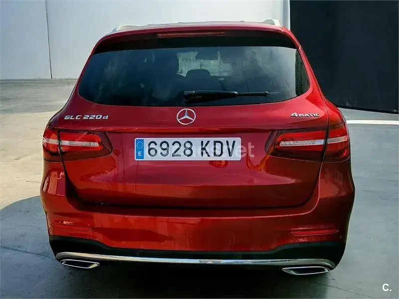Usado Mercedes GLC220 AMG Edition 1 170 CV (125 kW) 2017 Rojo SUV