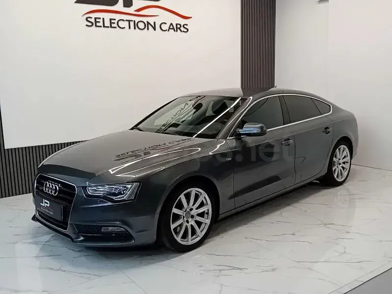 Usado Audi A5 Sportback S-Line 245 CV (180 kW) 2015 Gris / plata Utilitario