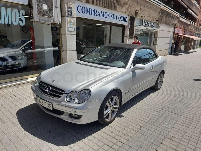 Usado Mercedes CLK200 Elegance 184 CV (135 kW) 2008 Gris / plata Descapotable