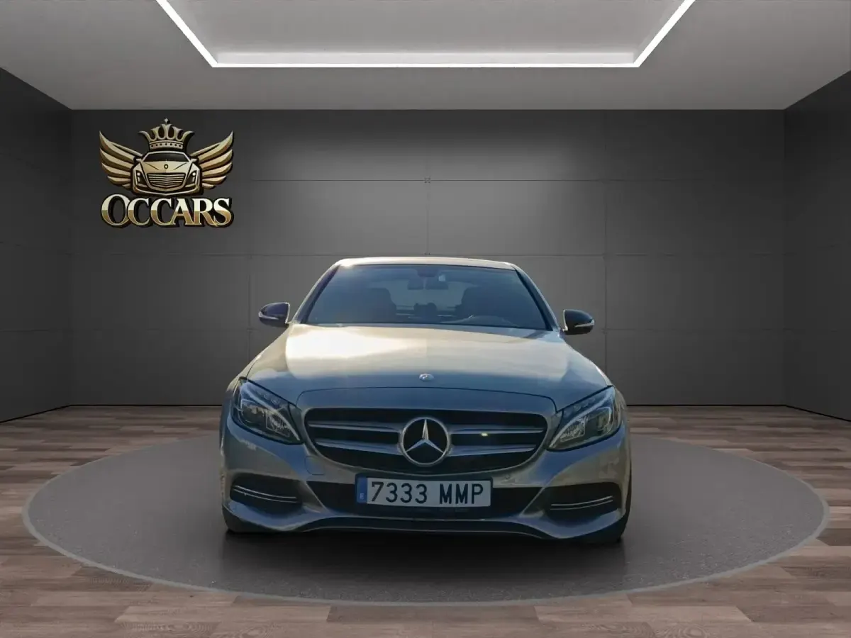 Usado Mercedes C200 AMG 136 CV (100 kW) 2015 Gris Berlina