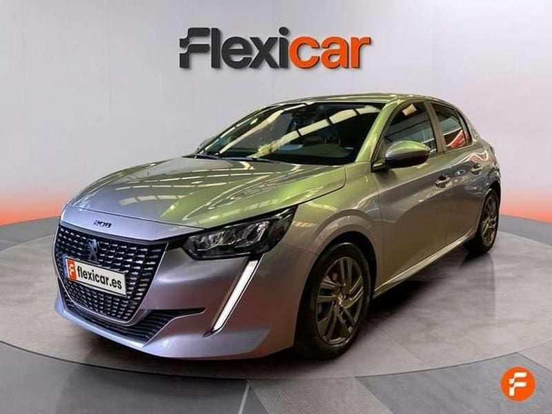 Usado Peugeot 208 Active 102 CV (75 kW) 2021 Gris Utilitario