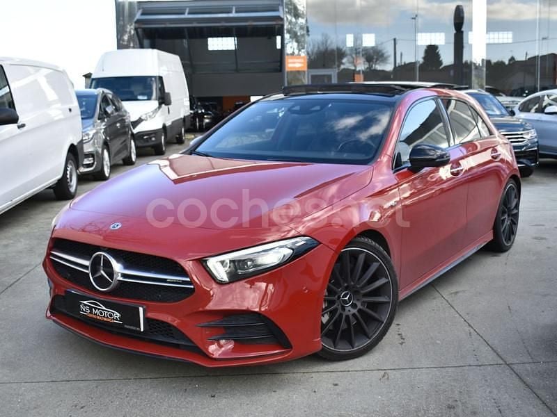 Rojo Usado 2019 Mercedes A35 AMG AMG Berlina | 31.900 € (Precio justo) - Imagen 1/4
