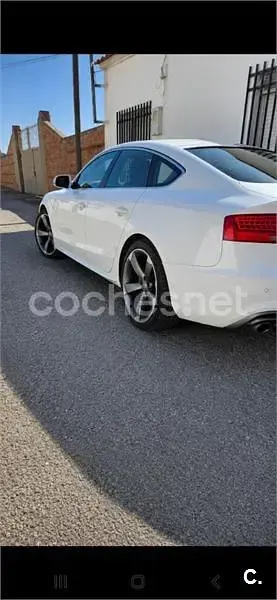 Usado Audi A5 Sportback S-Line 177 CV (130 kW) 2013 Blanco Utilitario