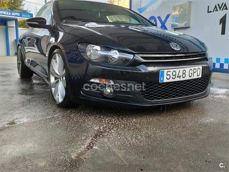 Negro Usado 2009 VW Scirocco Coupe | 10.450 € (Precio justo) - Imagen 1/4