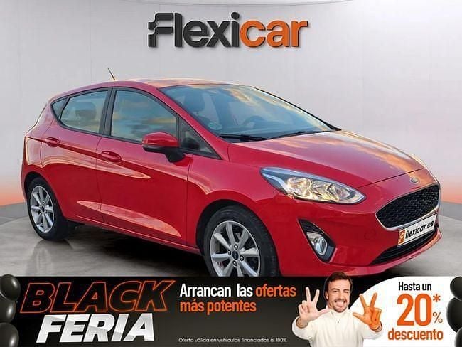 Rojo Usado 2019 Ford Fiesta Trend+ Berlina | 9990 € (Precio justo) - Imagen 1/4