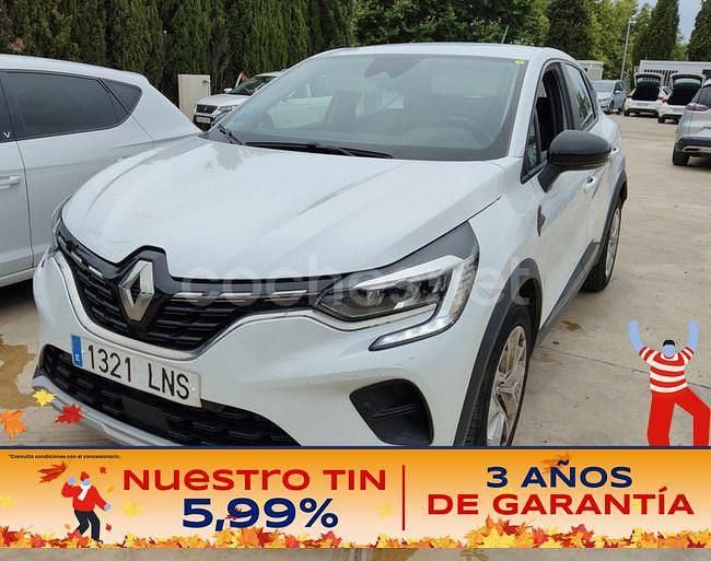 Blanco Usado 2021 Renault Captur Intens SUV | 10.900 € (Buen precio) - Imagen 1/2