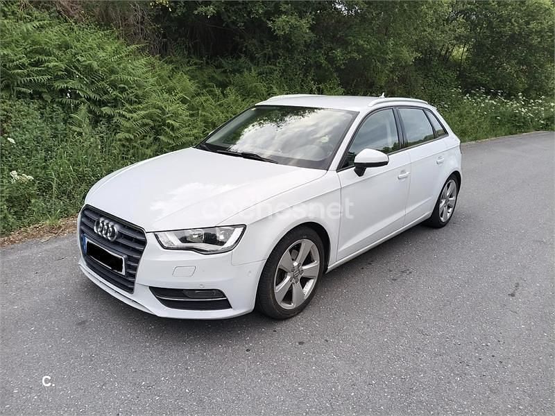 Usado Audi A3 Advanced 110 CV (80 kW) 2015 Blanco Berlina