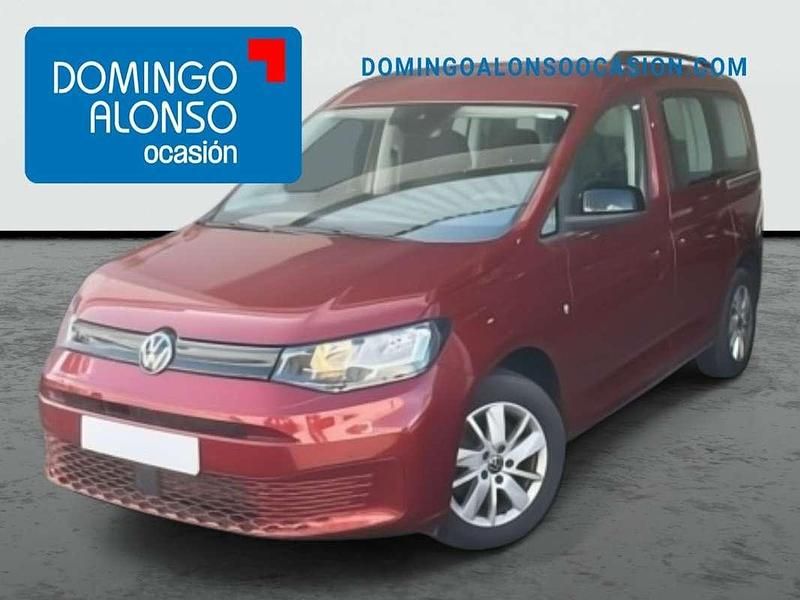 Rojo Usado 2023 VW Caddy Comfortline Monovolumen | 18.790 € (Precio justo) - Imagen 1/4