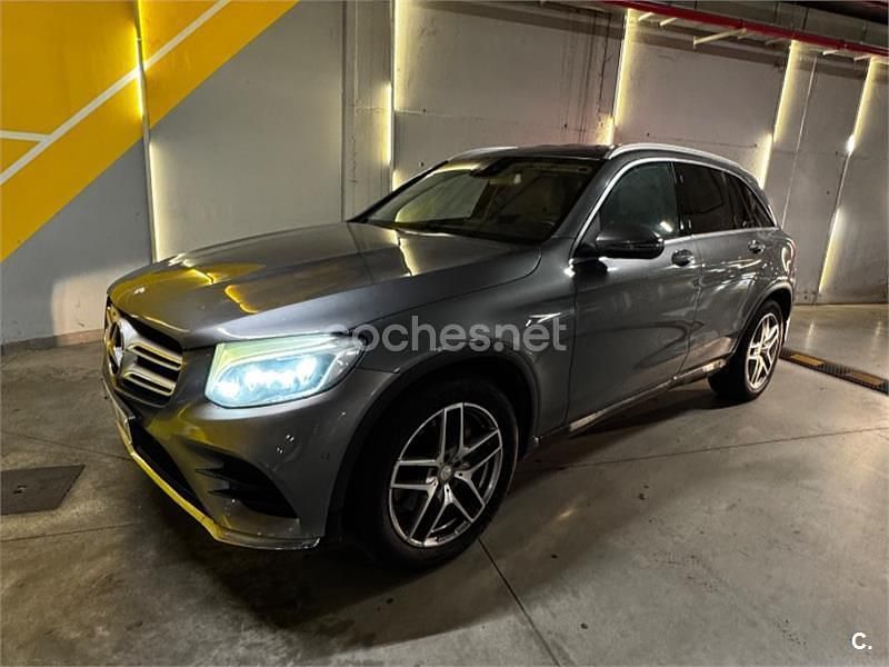 Usado Mercedes GLC250 AMG line 204 CV (150 kW) 2016 Gris / plata SUV