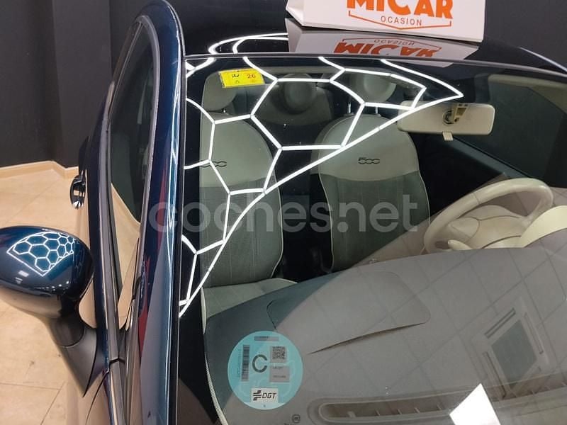 Usado Fiat 500 69 CV (50 kW) 2015 Verde Berlina