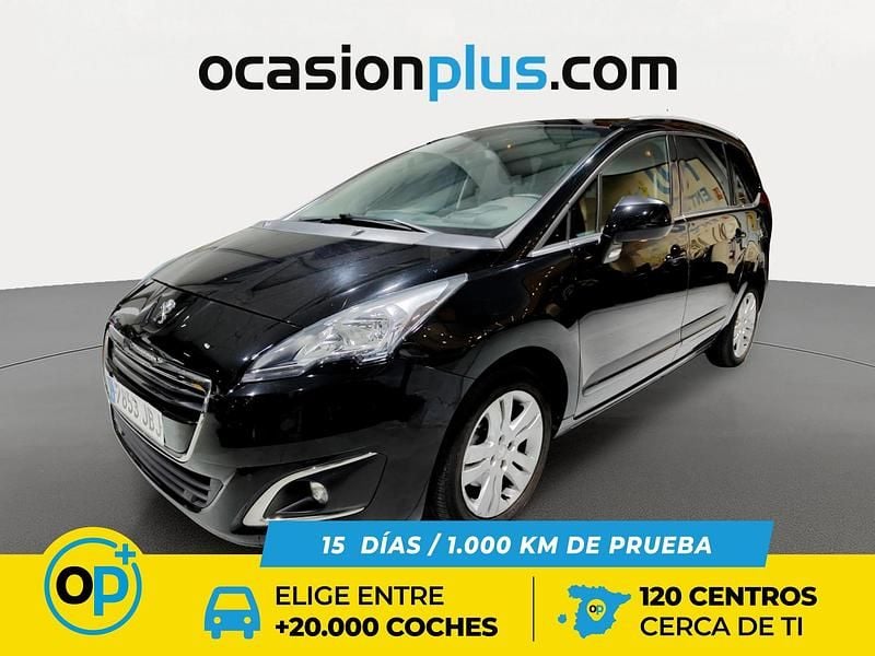Negro Usado 2014 Peugeot 5008 Allure Monovolumen | 7980 € (Buen precio) - Imagen 1/4